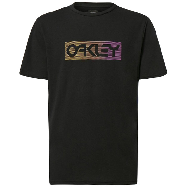 Oakley Casual Adult Tee Gradient Lines B1B RC (Blackout)